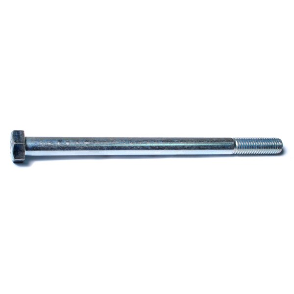 Midwest Fastener Grade 2, 1/2"-13 Hex Head Cap Screw, Zinc Plated Steel, 7-1/2 in L, 25 PK 00116 - main